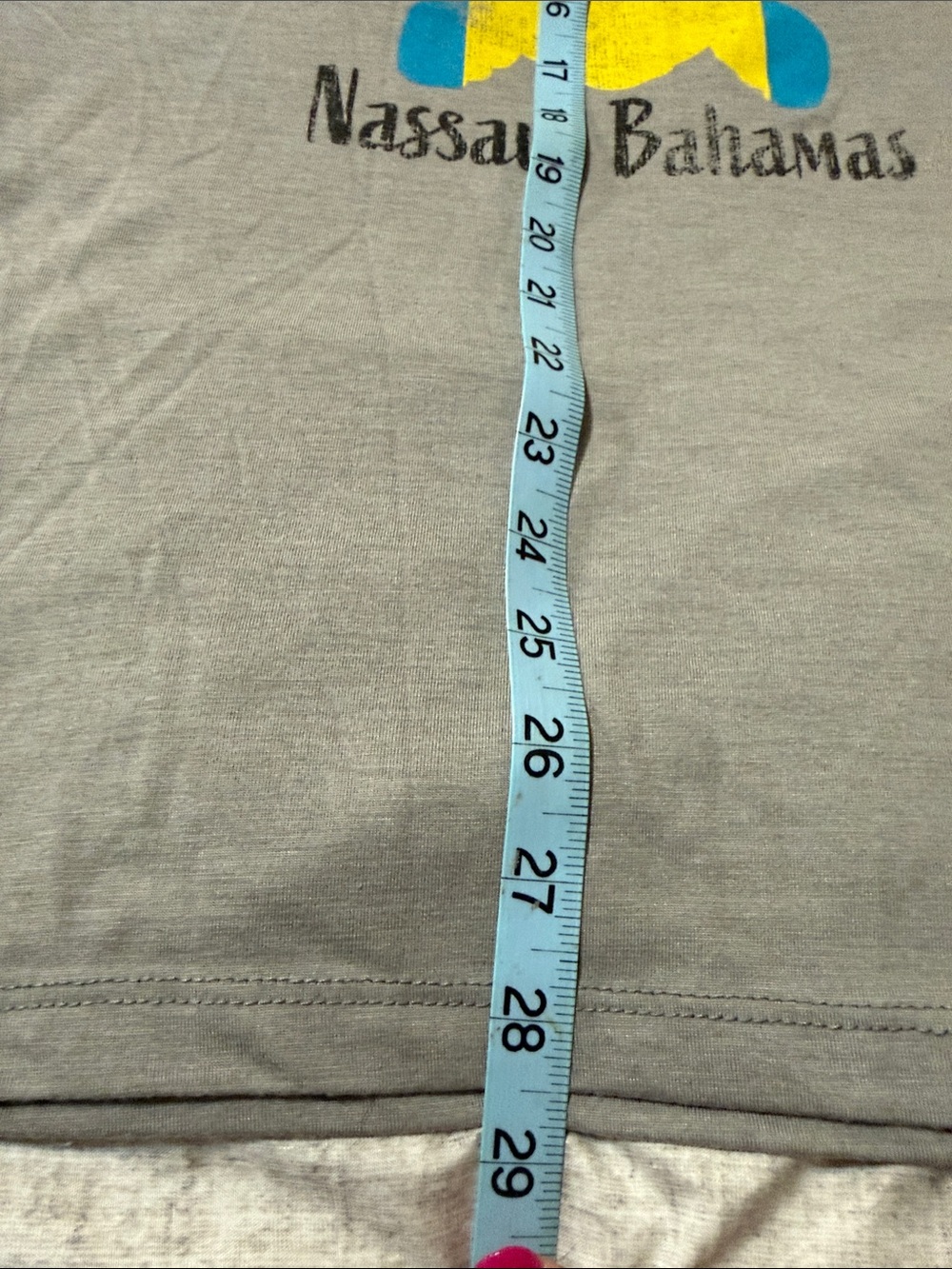 Cariloha 3XL Soft Eco Tee - Light Gray with Turtle Print - Picture 5 of 6